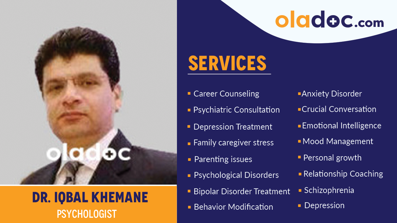 Services  provided by Dr. Iqbal Khemane